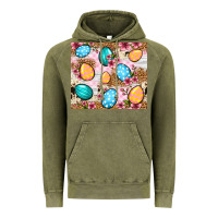 Vintage Olive Easter eggs cowhide leopard tumbler Easter Day Vintage Hoodie - Neo Western