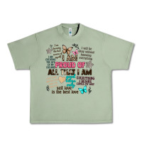 Oil Green i am proud of all that i am Urban Heavy Tee - Artiststas