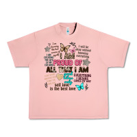 Salmon i am proud of all that i am Urban Heavy Tee - Artiststas