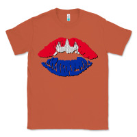 Copper cambodian flag lips Classic Tee - AdoDesignShop