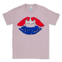 Lilac cambodian flag lips Classic Tee - AdoDesignShop