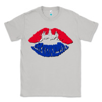 Moon Dust cambodian flag lips Classic Tee - AdoDesignShop