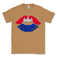 Toasted Coconut cambodian flag lips Classic Tee - AdoDesignShop