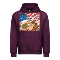Mauve Wine god bless the usa Urban Hoodie - TumblerDesignByShophia