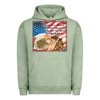 Pigment Oil Green god bless the usa Urban Hoodie - TumblerDesignByShophia