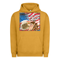 Pigment Peanut Butter god bless the usa Urban Hoodie - TumblerDesignByShophia