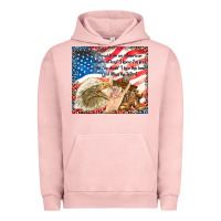 Pigment Salmon god bless the usa Urban Hoodie - TumblerDesignByShophia