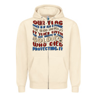 Sandshell our flag Zipper Hoodie - MaliasSmallBusiness