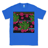 True Royal mexican rose and cactus seamless pattern Classic Tee - BundleAndBundleShop