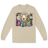Mushroom easter sheep eggs butterfly daisys leopard glitter wooden Long Sleeve Tee - Artiststas