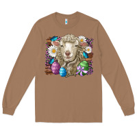 Toasted Coconut easter sheep eggs butterfly daisys leopard glitter wooden Long Sleeve Tee - Artiststas