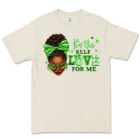 Bone sorority colors green its the self love for me afr Premium Tee - texasbilliewilder