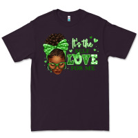 Plum sorority colors green its the self love for me afr Premium Tee - texasbilliewilder