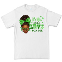 White sorority colors green its the self love for me afr Premium Tee - texasbilliewilder
