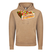 Vintage Coffee red christmas cake fa element 1 Vintage Hoodie - FaDigitalArtStudio