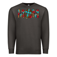 Smoke Western Mom With Cross Premium Sweatshirt - BundleAndBundleShop