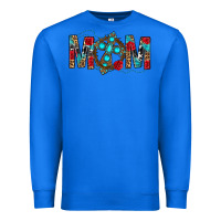 True Royal Western Mom With Cross Premium Sweatshirt - BundleAndBundleShop
