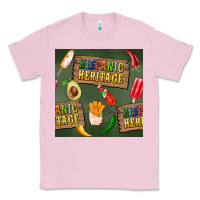 Bubblegum Pink hispanic heritage seamless pattern Classic Tee - BundleAndBundleShop