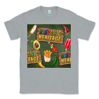 Heather Grey hispanic heritage seamless pattern Classic Tee - BundleAndBundleShop