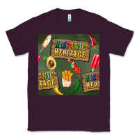 Plum hispanic heritage seamless pattern Classic Tee - BundleAndBundleShop