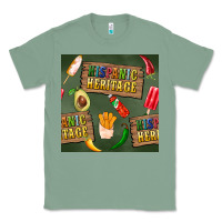 Sage hispanic heritage seamless pattern Classic Tee - BundleAndBundleShop