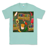 Seafoam hispanic heritage seamless pattern Classic Tee - BundleAndBundleShop