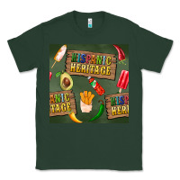Sports Green hispanic heritage seamless pattern Classic Tee - BundleAndBundleShop