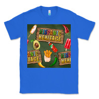 True Royal hispanic heritage seamless pattern Classic Tee - BundleAndBundleShop