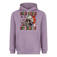Dead Inside But Jolly Af Heavyweight Hoodie | Teevron