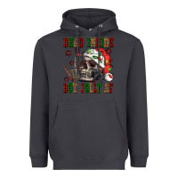 Smoke Dead inside but jolly af Heavyweight Hoodie - NancyCooperArtShop