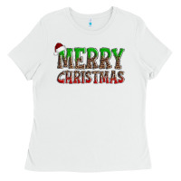 White merry christmas Ladies Tee - AdoDesignShop