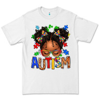 White autism afro girl Premium Tee - texasbilliewilder