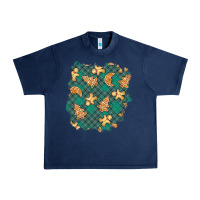 Navy christmas gingerbread cookies patch Urban Heavy Tee - BundleAndBundleShop