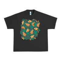Pigment Black christmas gingerbread cookies patch Urban Heavy Tee - BundleAndBundleShop