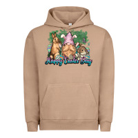 Gnome Bunny Happy Easter Day Urban Hoodie | Teevron