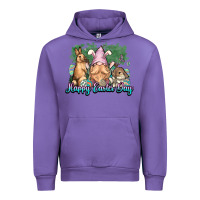 Tulip Gnome bunny Happy Easter Day Urban Hoodie - HowdyJamesFarm