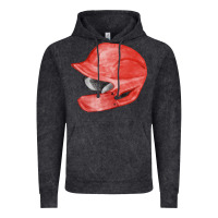 Vintage Black red baseball batting helmet fa element Vintage Hoodie - FaDigitalArtStudio