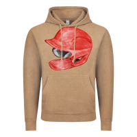 Red Baseball Batting Helmet Fa Element Vintage Hoodie | Teevron