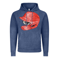 Vintage Denim red baseball batting helmet fa element Vintage Hoodie - FaDigitalArtStudio