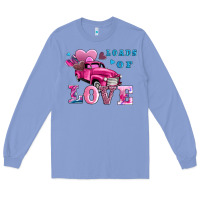 Colony Blue loads of love wıth truck Long Sleeve Tee - AdoDesignShop