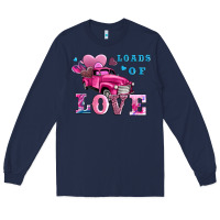 Navy loads of love wıth truck Long Sleeve Tee - AdoDesignShop