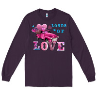 Plum loads of love wıth truck Long Sleeve Tee - AdoDesignShop