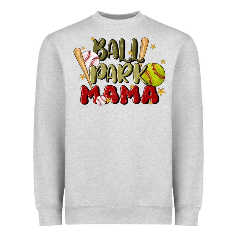 Ballpark Mama Heavyweight Sweatshirt by JahusDesignShop | Teevron