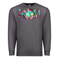 Charcoal Heather Western Mom With Easter Premium Sweatshirt - BundleAndBundleShop