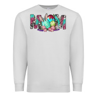 Dove Grey Western Mom With Easter Premium Sweatshirt - BundleAndBundleShop