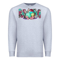Heather Grey Western Mom With Easter Premium Sweatshirt - BundleAndBundleShop