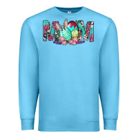 Ocean Blue Western Mom With Easter Premium Sweatshirt - BundleAndBundleShop