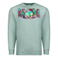 Seafoam Western Mom With Easter Premium Sweatshirt - BundleAndBundleShop