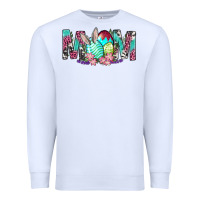 White Western Mom With Easter Premium Sweatshirt - BundleAndBundleShop