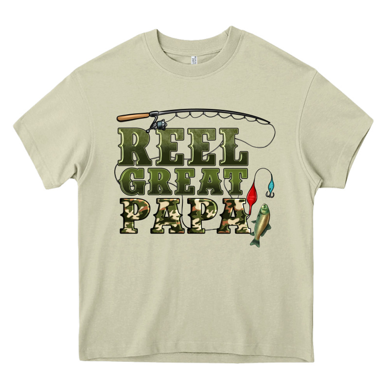 Reel Great Papa Heavy Core Tee by Artiststas | Teevron